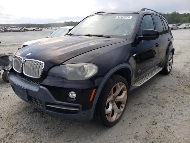 5UXFE83548L161803 - 2008 BMW X5 4.8I BLACK photo 2