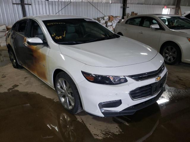 1G1ZE5SXXJF277830 - 2018 CHEVROLET MALIBU PRE WHITE photo 1