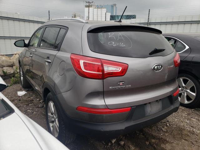 KNDPB3A22C7287721 - 2012 KIA SPORTAGE B SILVER photo 3