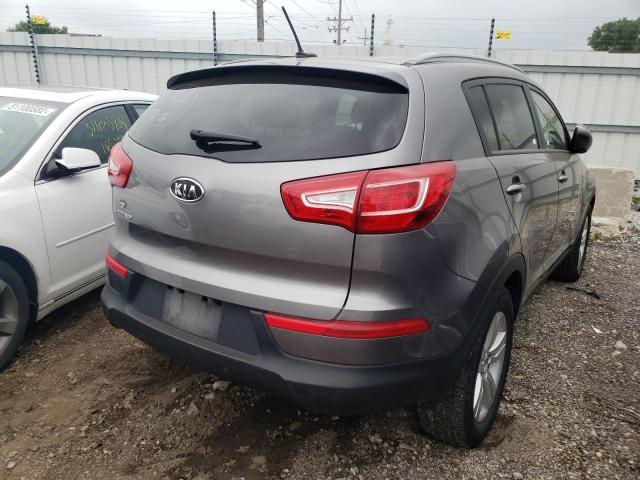 KNDPB3A22C7287721 - 2012 KIA SPORTAGE B SILVER photo 4