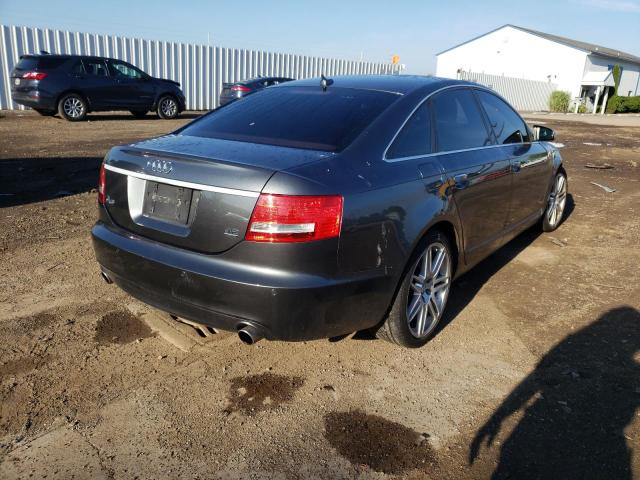 WAUEV94F18N020232 - 2008 AUDI A6 S-LINE GRAY photo 4