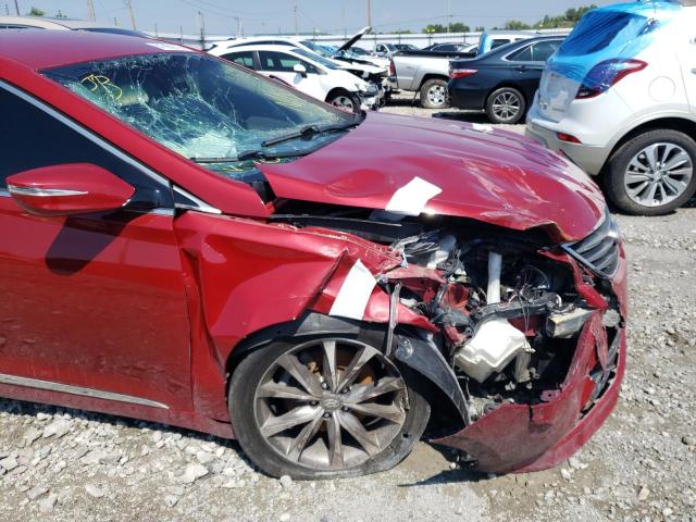 KMHFG4JG8FA483714 - 2015 HYUNDAI AZERA RED photo 9