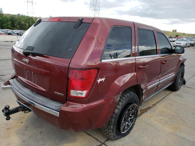 1J8HR582X7C523457 - 2007 JEEP GRAND CHER MAROON photo 4