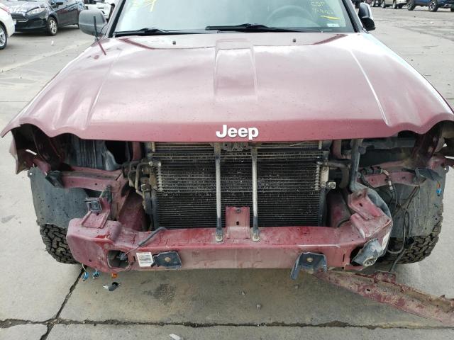 1J8HR582X7C523457 - 2007 JEEP GRAND CHER MAROON photo 9