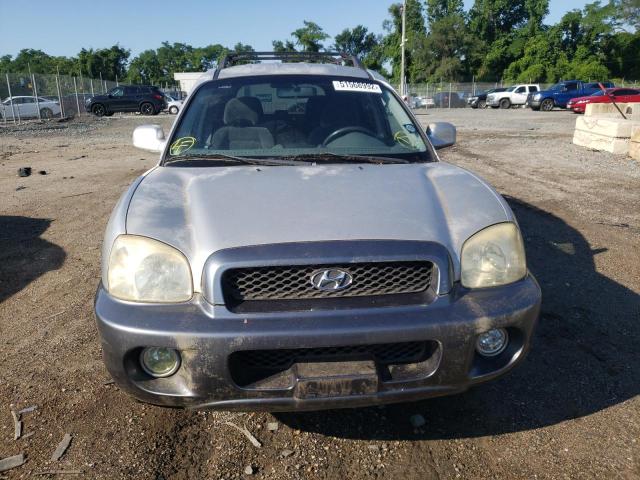 KM8SC73D62U173343 - 2002 HYUNDAI SANTA FE SILVER photo 9