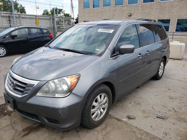 5FNRL38429B401314 - 2009 HONDA ODYSSEY EX GRAY photo 2