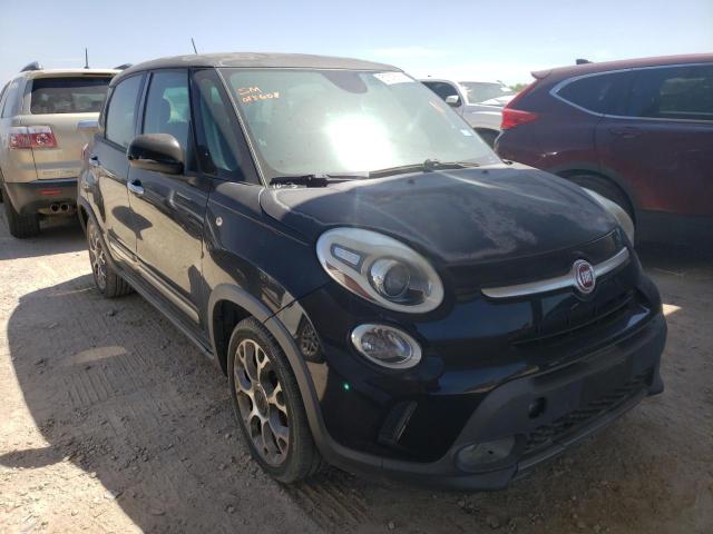 ZFBCFADH4EZ015608 - 2014 FIAT 500L TREKK BLACK photo 1