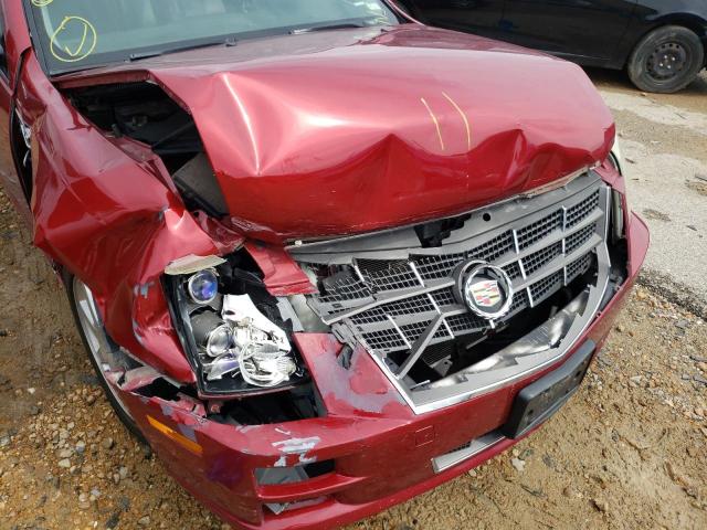 1G6DZ67A280167547 - 2008 CADILLAC STS RED photo 9