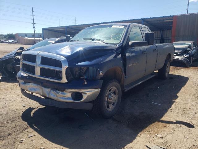 3D7KU28C03G826439 - 2003 DODGE RAM 2500 S BLUE photo 2