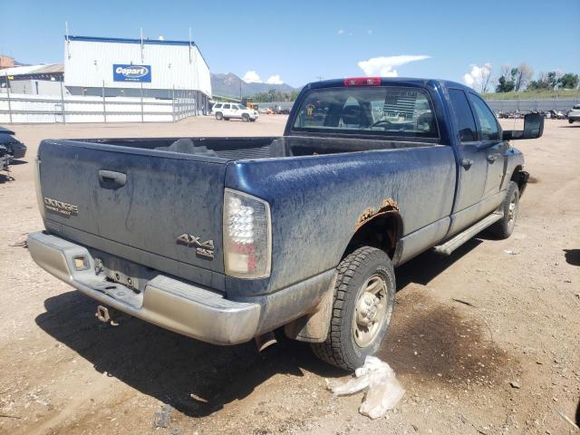 3D7KU28C03G826439 - 2003 DODGE RAM 2500 S Կապույտ լուսանկար 4