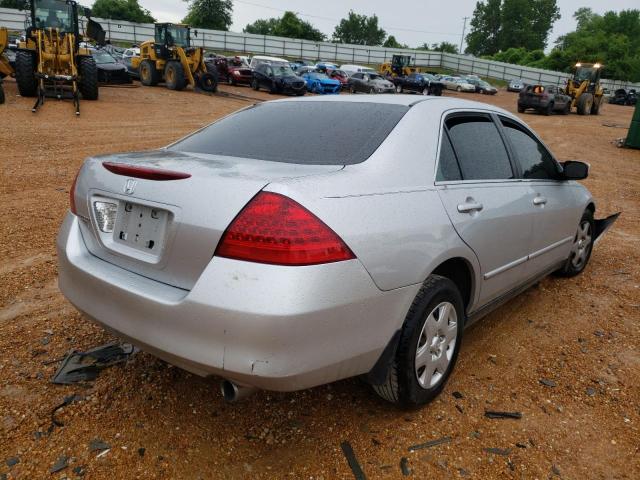 1HGCM56437A223535 - 2007 HONDA ACCORD LX SILVER photo 4