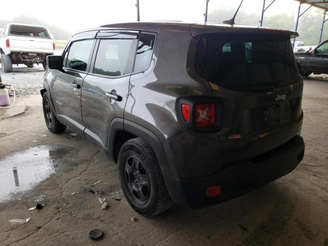 ZACCJAAT3GPE22602 - 2016 JEEP RENEGADE S GRAY photo 3