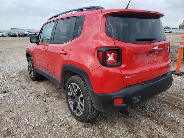 ZACCJBBT5GPD00263 - 2016 JEEP RENEGADE L RED photo 3