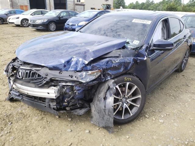 19UUB2F51HA000171 - 2017 ACURA TLX TECH BLUE photo 2