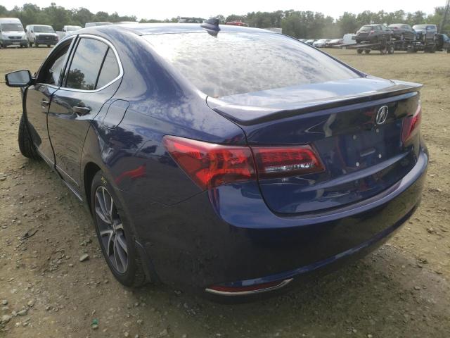 19UUB2F51HA000171 - 2017 ACURA TLX TECH BLUE photo 3