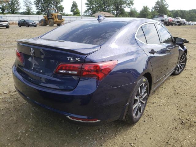 19UUB2F51HA000171 - 2017 ACURA TLX TECH BLUE photo 4