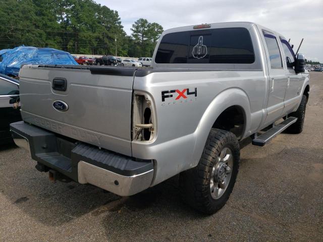 1FT8W3BT2BED12126 - 2011 FORD F350 SUPER SILVER photo 4