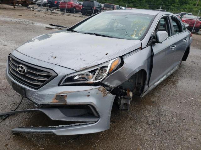 5NPE34AF0FH032644 - 2015 HYUNDAI SONATA SPO GRAY photo 2