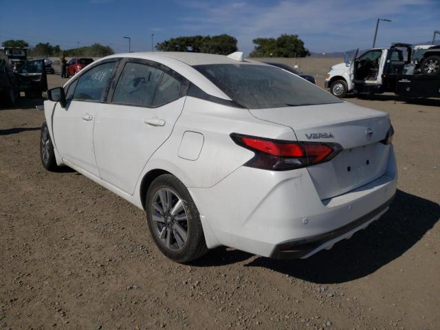 3N1CN8EV1LL914253 - 2020 NISSAN VERSA SV WHITE photo 3