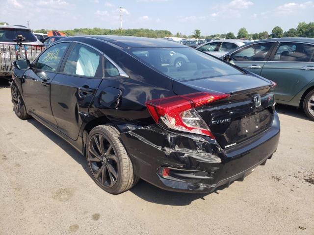 2HGFC2F81KH556103 - 2019 HONDA CIVIC SPOR BLACK photo 3