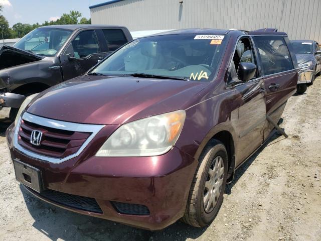 5FNRL38258B087493 - 2008 HONDA ODYSSEY LX BURGUNDY photo 2