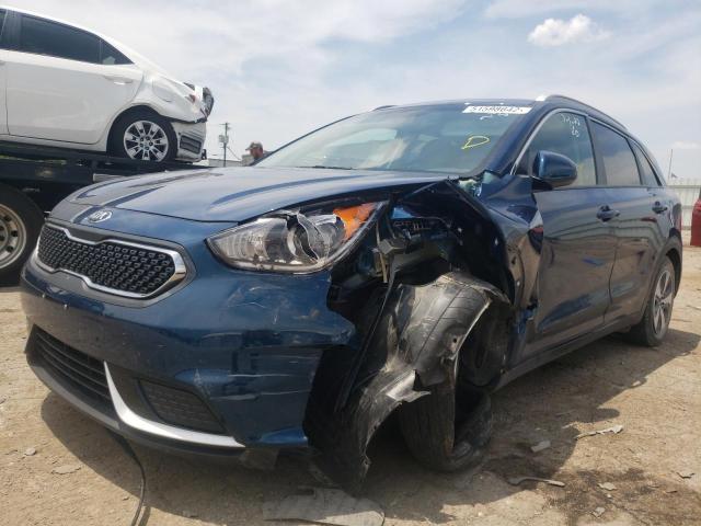 KNDCB3LC1H5090031 - 2017 KIA NIRO FE BLUE photo 9