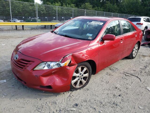 4T1BE46K88U242612 - 2008 TOYOTA CAMRY CE RED photo 2