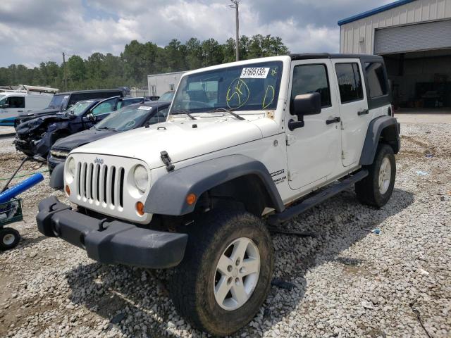 1J4BA3H14AL106451 - 2010 JEEP WRANGLER WHITE photo 2