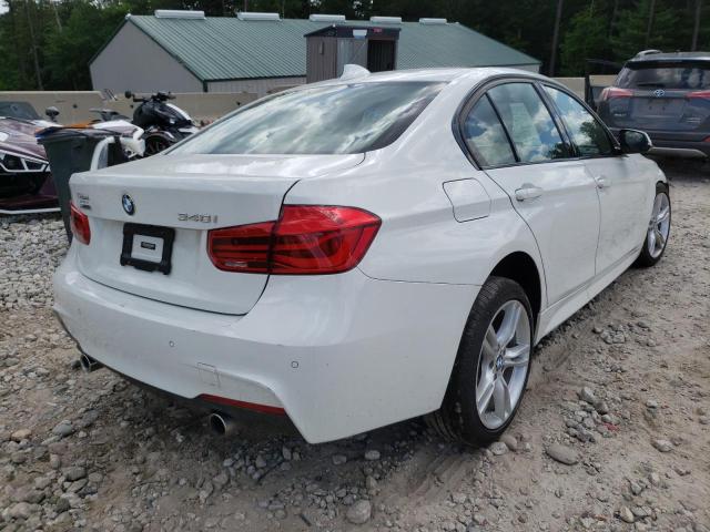 WBA8B7C54HK703997 - 2017 BMW 340 XI WHITE photo 4