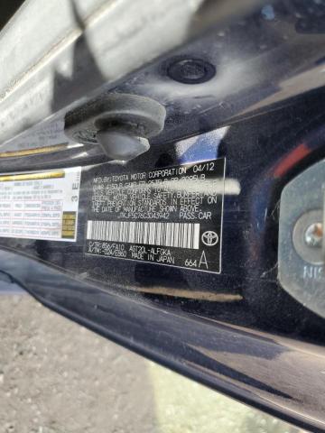 JTKJF5C76C3043942 - 2012 TOYOTA SCION TC ლურჯი ფოტო 10