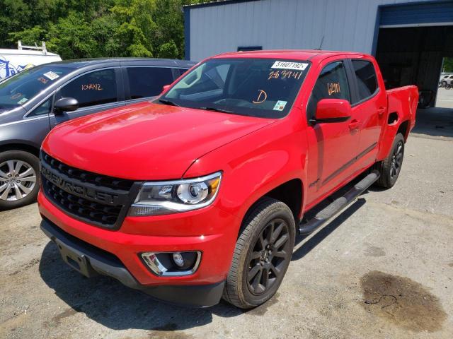 1GCGSCENXK1283941 - 2019 CHEVROLET COLORADO L RED photo 2