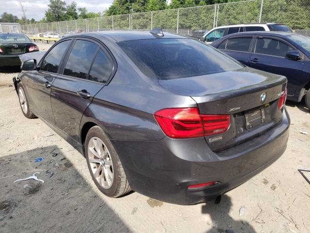 WBA8E5G32HNU44221 - 2017 BMW 320 XI GRAY photo 3