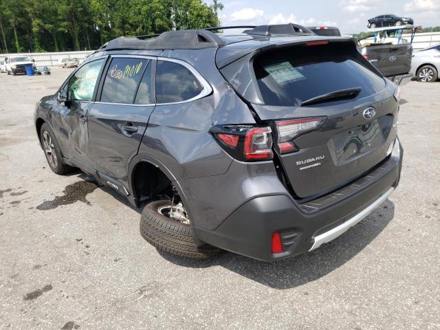 4S4BTGND2N3252497 - 2022 SUBARU OUTBACK LI GRAY photo 3