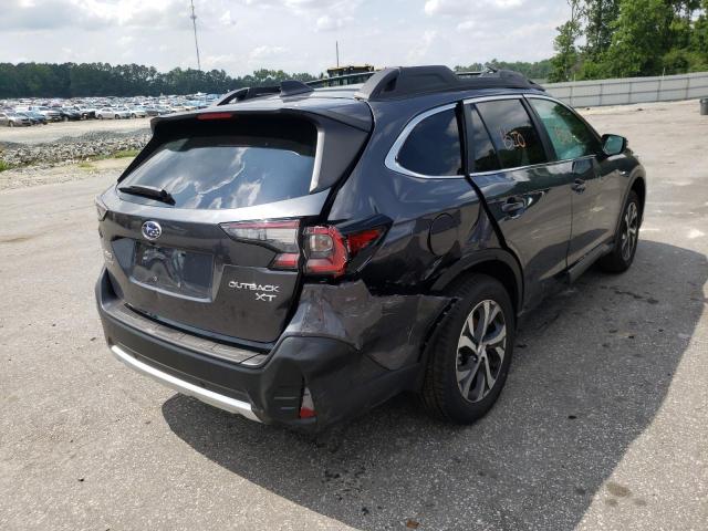 4S4BTGND2N3252497 - 2022 SUBARU OUTBACK LI GRAY photo 4