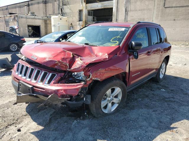 1C4NJDBB6GD639513 - 2016 JEEP COMPASS SP RED photo 2