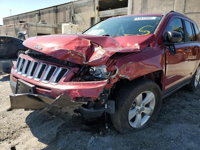 1C4NJDBB6GD639513 - 2016 JEEP COMPASS SP RED photo 9