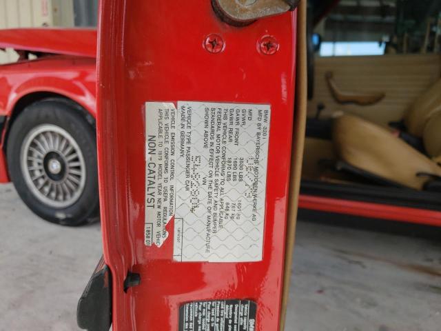 5482804 - 1979 BMW 320I RED photo 9