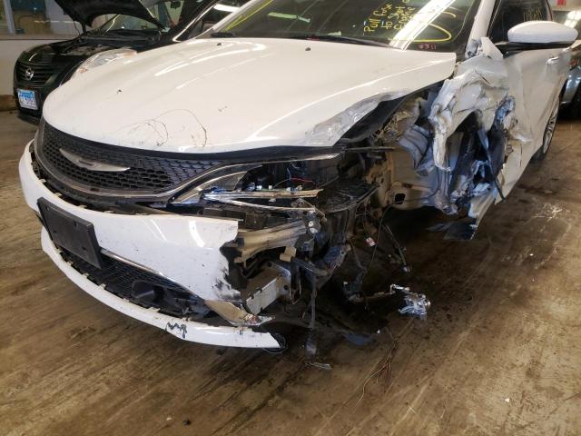 1C3CCCCB9FN508311 - 2015 CHRYSLER 200 C WHITE photo 9