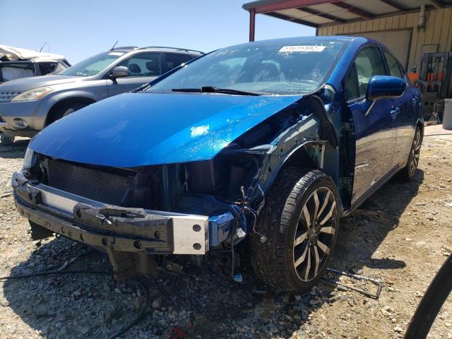 19XFB2F9XFE211258 - 2015 HONDA CIVIC EXL Mavi foto 2