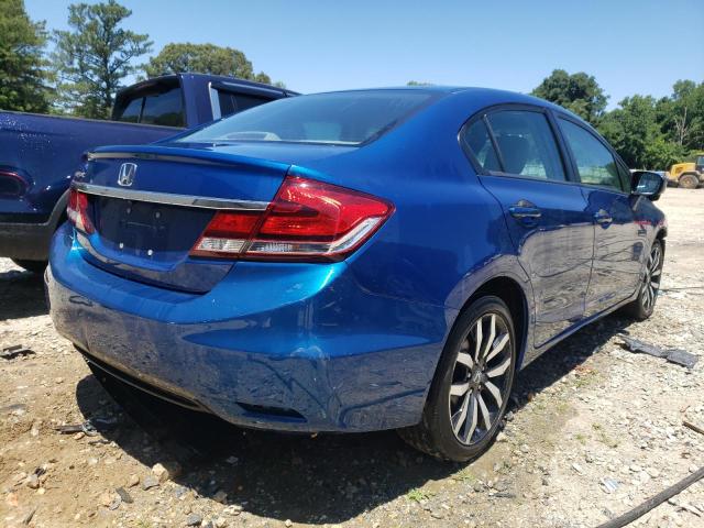 19XFB2F9XFE211258 - 2015 HONDA CIVIC EXL Mavi foto 4