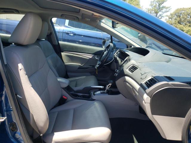 19XFB2F9XFE211258 - 2015 HONDA CIVIC EXL Mavi foto 5
