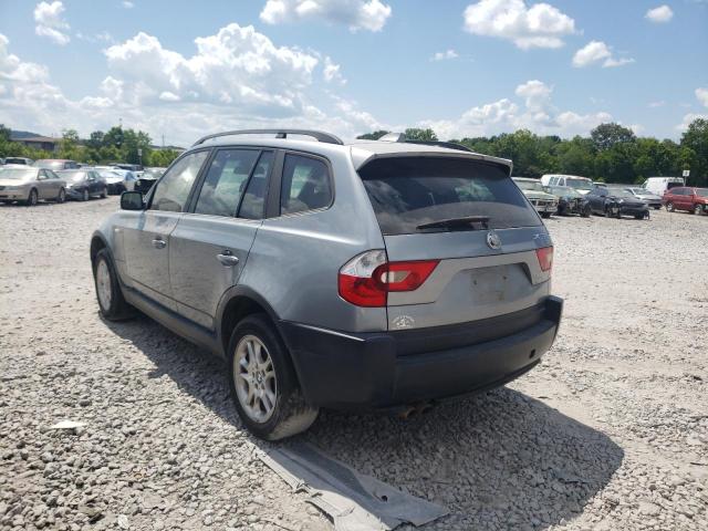 WBXPA73494WB27390 - 2004 BMW X3 2.5I GRAY photo 3