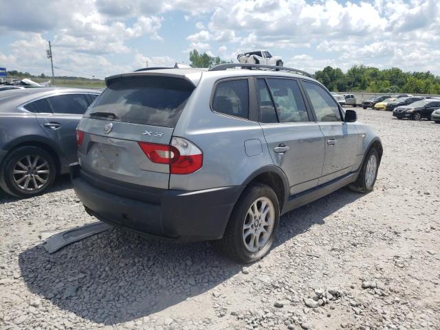 WBXPA73494WB27390 - 2004 BMW X3 2.5I GRAY photo 4