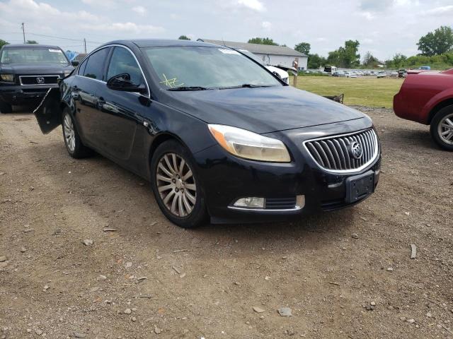 2G4GN5ECXB9215163 - 2011 BUICK REGAL CXL BLACK photo 1