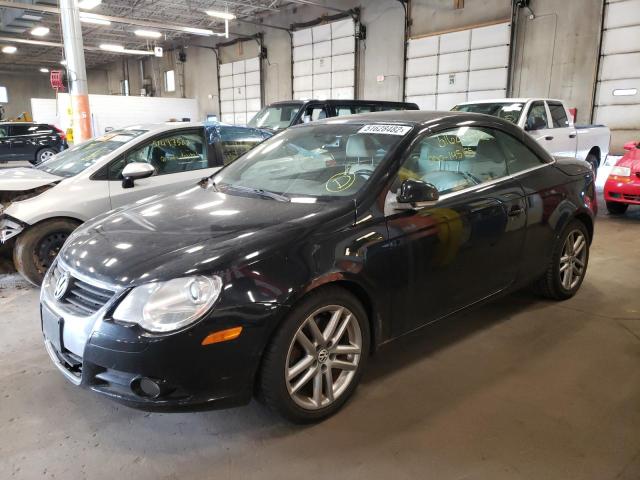 WVWFA71F78V043316 - 2008 VOLKSWAGEN EOS LUX Чорний фото 2