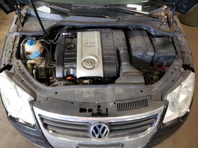 WVWFA71F78V043316 - 2008 VOLKSWAGEN EOS LUX Чорний фото 7