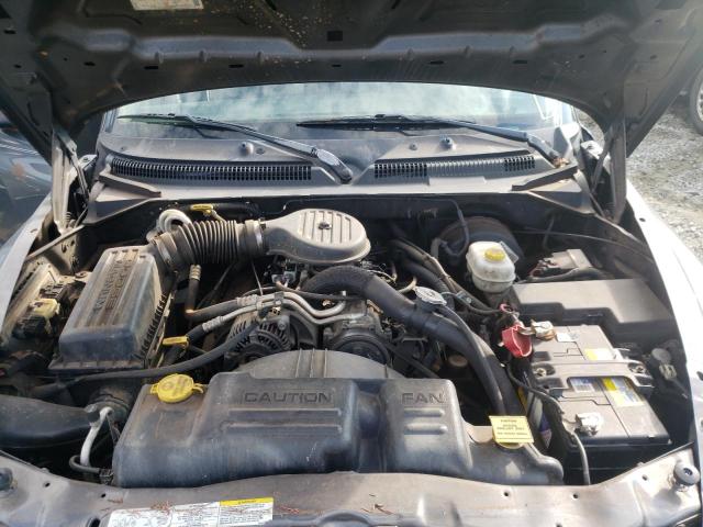 1D7HL38XX3S228566 - 2003 DODGE DAKOTA QUA GRAY photo 7