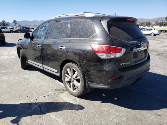 5N1AR2MM1DC661555 - 2013 NISSAN PATHFINDER BLACK photo 3