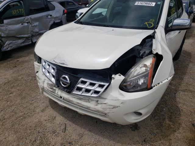 JN8AS5MT3FW666277 - 2015 NISSAN ROGUE SELE WHITE photo 9