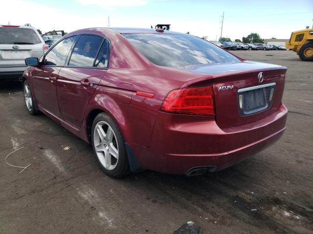 19UUA66206A036432 - 2006 ACURA 3.2TL MAROON photo 3